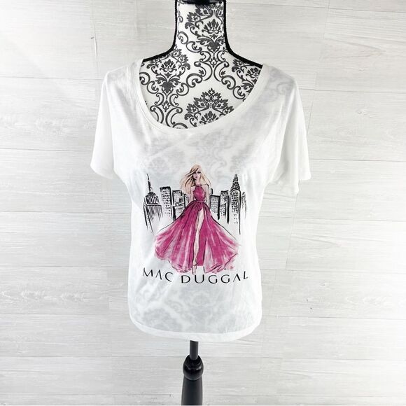 Mac Duggal Limited Edition City Barbie Girl Tee Shirt - Picture 2 of 8